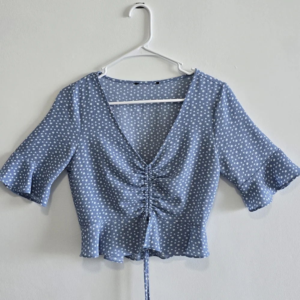 Polka Dot top size XS - Picture 1 of 5